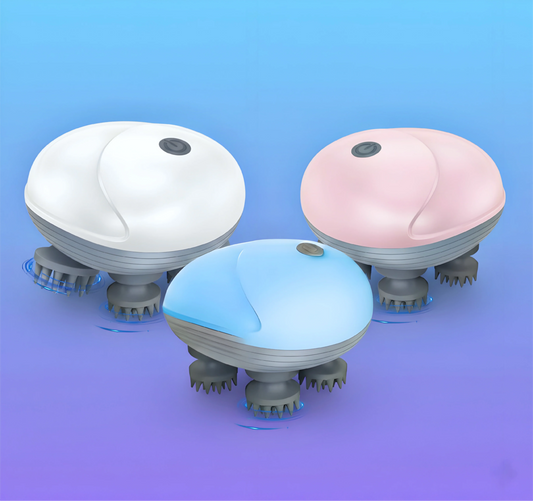 ✨ScalpEase™ 🌙 – Deep Sleep & Stress Relief Massager