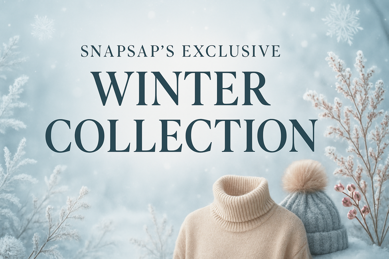 SnapSap's Exclusive winter collection🧣🛍️